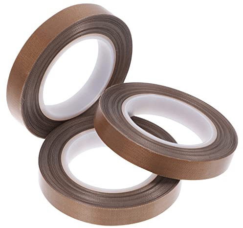 MAGICLULU Cinta Aislante de Alta Temperatura 3 Rollos 19 Mm X 10 M para Electricidad y Embalaje