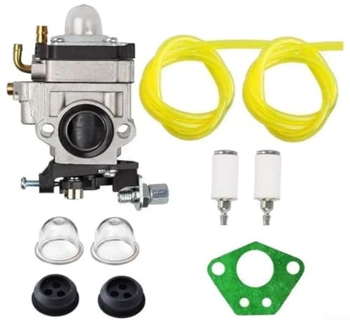 Kit de carburateur 405 pour tondeuse à gazon, débroussailleuse, taille-haie, comprend une conduite de carburant non inflammable et une bulle d'huile transparente pour une surveillance facile du