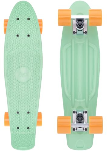 KMX Mini Cruiser Skateboard barn och vuxna,Mintcitrus Grön 22 tum