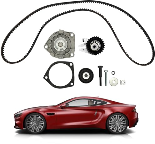 Zahnriemensatz mit Wasserpumpe Komplettset, Kompatibel mit Alfa Romeo 159 Giulietta Fiat Ducato 500X Opel Astra J Insignia, Direkter Ersatz für VKMC 05193 / KP35623XS-1