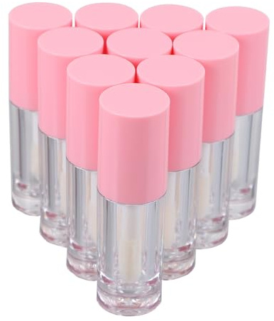 Zerodeko 10stücke Durchsichtige Lipgloss-tuben Aus Integriertem Pinselkopf Wiederverwendbar Für Lippenstift Lipgloss Und Flüssiges Für Reisen Und Geschäftsaufenthalte