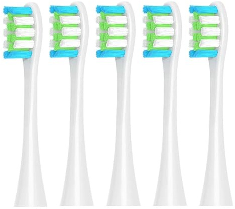 Lot de 5 têtes brosse rechange, compatibles avec la à dents électrique Oclean(5 white)