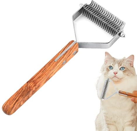 Brosse Râteau Pour Chiens Outil De Nettoyage Double Face Pour Animaux