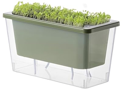 Pots de fleurs auto-arrosage pour intérieur | Jardinage rectangulaire Jardinage Jardinage Rebord de fenêtre
