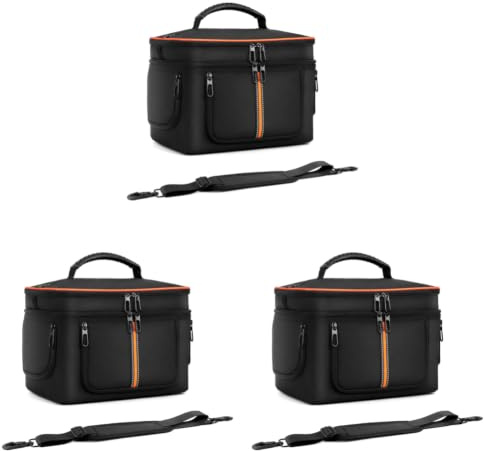 Förvaringsväska för Jackery Explorer 500 V2 bärbar kraftstation, 3 st, Stor kapacitet | Lätt och stötdämpande förvaringsväska med vadderad insida för Explorer 500 V2