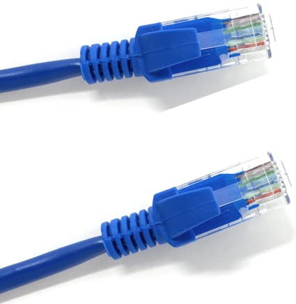 MSC Cat5e ethernet cable Ethernet Cable/Internet Cable LAN RJ45 Connector Snagless Broadband Patch Cable Fire stick, Smart TV, PC, Laptop cables/accessories(1m, 2m, 3m, 5m, 10m, 20m Blue) 10m