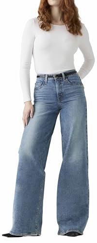 Levi's Women's Jeans 728 Hr Wide Leg, Colour Sweet Success, Size 34 32, Sweet Success, 34W x 32L
