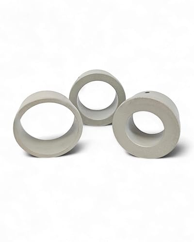 LIVLIG Lot de 3 anneaux de réduction pour pied de parasol | Lot de 3 adaptateurs pour parasol 25 mm, 32 mm, 38 mm | Adaptateur de pied de parasol | Résistant aux intempéries et inoxydable | Bague
