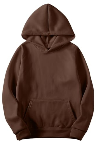 AEGJEGVD 2025 Sweat à Capuche Femme Oversize Pull Femmes Chic Et Elegant Sweatshirt Ample Confortable Hoodies Manteau Rétro Beau De Grande Taille Sweat-Shirt avec Poche Streetwear Pullover Pas Cher