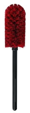 Glismoto Wheel Arch & Underbody Cleaning Brush – 40 cm Long Reach Detailing Brush | Ideal for Wheel Arches, Fender Liners & Undercarriage Cleaning (Red)