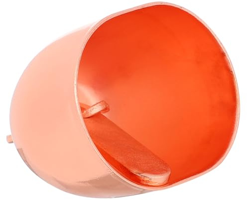 TOYANDONA Campanello per Animali da Allevamento in Ferro Rosa Campana Antismarrimento per Mucche Cavalli Pecore Accessorio Agricolo Leggero e Resistente Sonoro e Decorativo