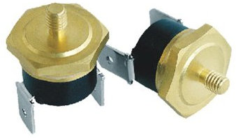 Easyricambi Termostato bimetallico 98 Gradi NC 10a 230v Testa a Vite con faston Universale