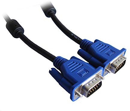 K01 10 m Câble VGA Prise VGA Câble Informatique 15 Pol STST Adaptateur F PC Laptop Monitor Beamer