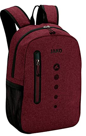 JAKO Rucksack Champ, rot meliert, 32 x 14 x 46 cm, 1807