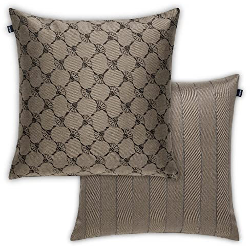 Joop! Kissenhüllen Row Mokka - 020 50x50 cm