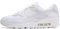Nike Air MAX 90, Zapatillas para Correr Hombre, Blanco (White/White/White/Wolf Grey), 46 EU