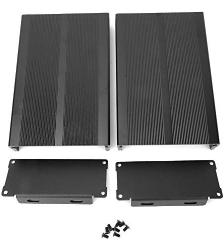 Scatola elettronica in alluminio, scatola protettiva per progetti di circuiti stampati fai-da-te Custodia di raffreddamento in alluminio 1,6 x 3,8 x 5,9 pollici, per controller, GPS