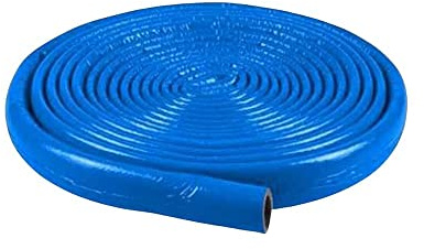 Thermal Pipe Insulation Coated Foam Polyethylene Lagging Wrap 10m Roll Blue (15mm)