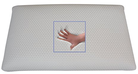 Supply24 since 2004 Ultra Soft Gelschaum Kopfkissen Sensitive super softes Gelkissen weiches Gel Kissen Memory Schaum Foam Schlafkissen 80 x 40 x 15 cm günstig Nur minimale Erhöhung Liegeposition