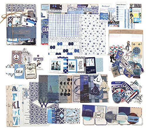 Scrapbooking Aufkleber Select Zone 88 Stück Bullet Journal Sticker Aufkleber Set für Reisehinweise Tagebuch Bullet Journal Scrapbook Zubehör, Kombination C