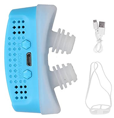 Natudeco Anti-Schnarch-Gerät, Automatischer Schnarchstopper, Elektrische Linderung von Schnarchern, Maschine, Elektrischer Schnarchstopper Für Starke Schnarcher, Besseren Schlaf(Blau)