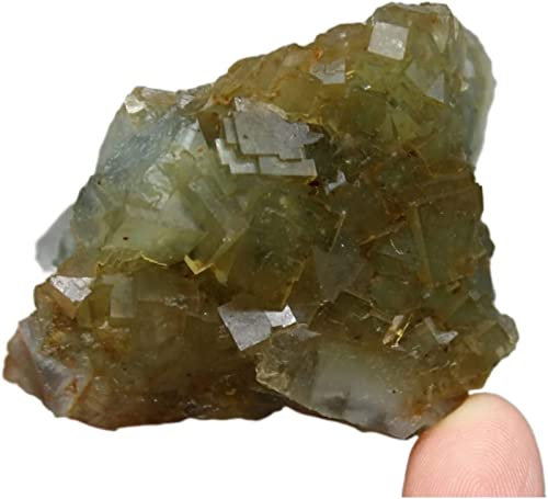 JCAKES Minerales Cubos Naturales de fluorita Amarilla Muestras minerales minerales Piedras y Cristales de Cuarzo Decoración de Piedras de Cristal de Cristal de Cuarzo