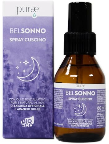 Purae BelSonno Spray cuscino Lavanda officinale e arancio dolce