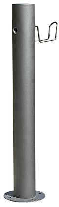 ZATTYDV Fontana Verticale Esterna a Colonna con Rubinetto, Colonna d'Acqua cilindrica in Acciaio Inossidabile per Giardino, Cortile Domestico e Anti-Garage