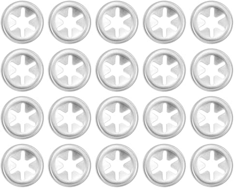 QUARKZMAN M4 50Pcs Rondella Bloccante A Dente Esterno, Rondelle In Acciaio Inox 304 Con Dente Bloccante Per Dado Ad Azione Rapida, Colore Argento