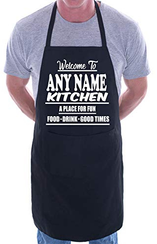 Print4U Personalised Apron Welcome To My Kitchen Any Name