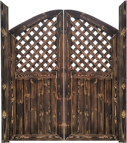 TsoLAY portales de media cintura Persianas de madera maciza, puerta abatible for cafetería, barra Interior, puerta divisoria de entrada de cocina, valla de cierre automático, puerta de media cintura p