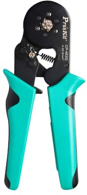 Pro'sKit Taiwán Quality CP-462G 460G Wire Ferrule Crimp Tool-Square Crimp Pin terminal insulated & non-insulated wire ferrules Diseño compacto CP-463G Crimpadora hexagonal(CP-463G)