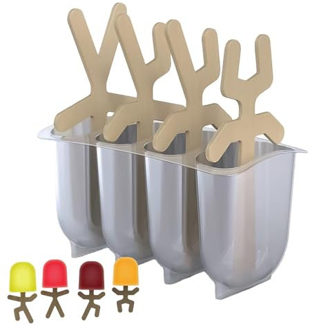 Moldes de helado para paletas, moldes creativos para paletas de hombres, moldes creativos para paletas con palitos de figuras, moldes de helado caseros para cocina