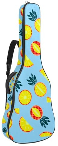 Eslifey Tasche für Akustikgitarre, Wild-West-Silhouette, Cowboy-Reiten, verstellbarer Schultergurt, Gitarrenkoffer, Gigbag 101,6 cm, 104,7 cm, 106,7, Mehrfarbig 4, 42.9x16.9x4.7 in, Taschen-Organizer