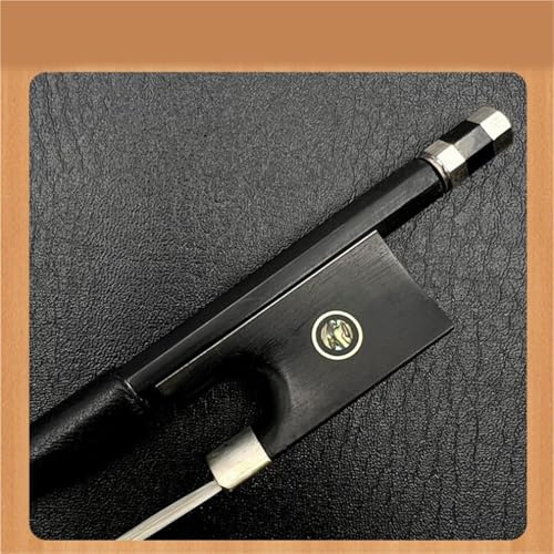 Professioneller Geigenbogen Schwarzer Carbonfaser-Carbon-Viola-Bogen Bratschenbogen 3/4 Carbonfaser(3/4)