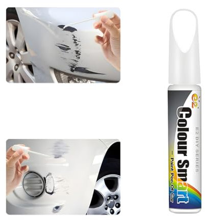 CGEAMDY Car Paint Pen, Paint Pens for Scratches, Car Paint Repair Brush, Universal Car Scratch Repair Pen, 1Pc/12ml Touch-up Paints, High Coverage Scratch Remover, Automotive Paint Care (White)
