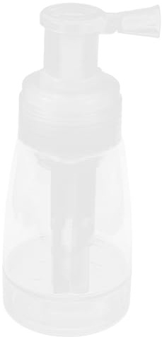 BESTYASH Pulversprühflasche mit Feinem Sprühkopf aus Kunststoff 180 Ml für Gleichmäßiges Auftragen Nachfüllbare von Trockenpulver im Friseursalon und Barbershop
