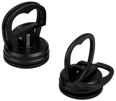 2 Pack Strong Suction Cups Car Dent Puller, Professional & Extra Strong Heavy Duty Dent Removal Tools for Car Repair, Furniture, Tiles, Windows, Phone Holder and Glass Lifter & Removing Screens
