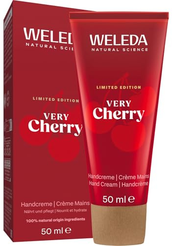 WELEDA - Very Cherry Crème Mains Édition Limitée - Hydratation & Douceur - NATRUE - 50ml