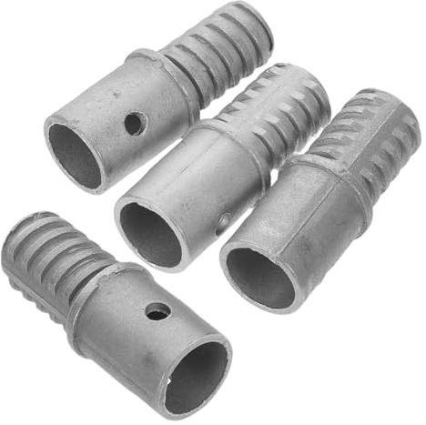 SAFIGLE Metal Threaded Pole Adapter Tips and Versatile Application 4pcs 19mm Secure Connection for Broom Handles and Paint Roller Poles for Household and Commercial Cleaning