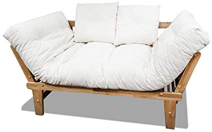 Divano-letto Sésamo, Naturale, greggio Futon, 200x82x32 cm