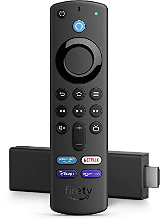 Amazon Fire TV Stick 4K, streaming in brillante qualità 4K, controlli per la TV e la Casa Intelligente, TV gratuita e in diretta (1a generazione)
