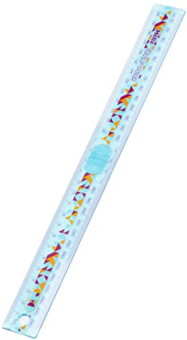 Helix Oxford Geo 30cm Folding Ruler - Orange