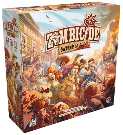 CMON, Zombicide: Undead or Alive, Grundspiel, Kennerspiel, Dungeon Crawler, 1-6 Spieler, Ab 14+ Jahren, 60 Minuten, Deutsch