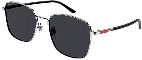 GUCCI Mens GG1350S Sunglasses, Gold-Havana-Blue, 58