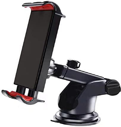 Support Tablette Support de comprimé d'aspiration de voiture, porte-parole universel et support de timbres de montage de timbres réglable avec ventouse for téléphones et tablettes 4-11  Supports pour