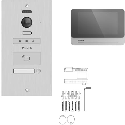Philips - Visiophone collectif pour 1 appartement/bureau - Philips WelcomeHive Pro 2