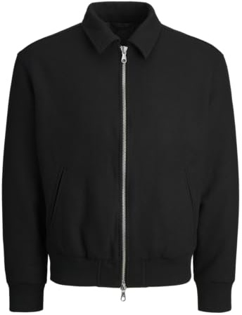 JACK & JONES Jcocover bomberjacka för män, svart, M