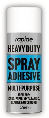 Heavy Duty Spray Adhesive – 300ml Strong Glue for DIY, Vinyl, Carpet, Flooring & Upholstery – Multi-Purpose Contact Adhesive for Home, Auto, and Craft Projects