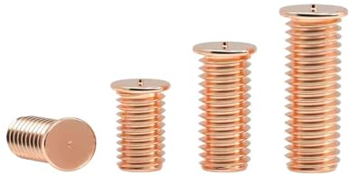 Pernos roscados for soldar for soldadura por descarga de condensador, tornillos por puntos, clavos recubiertos de cobre(6mm,M5 (20Pcs))